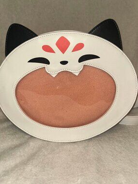 Hungry Queenie Fox Ita Pin Bag with removable Felt insert for attaching pins